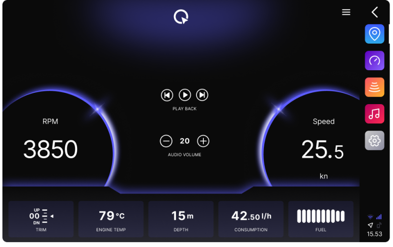 Yamarin Q new dashboard 2025