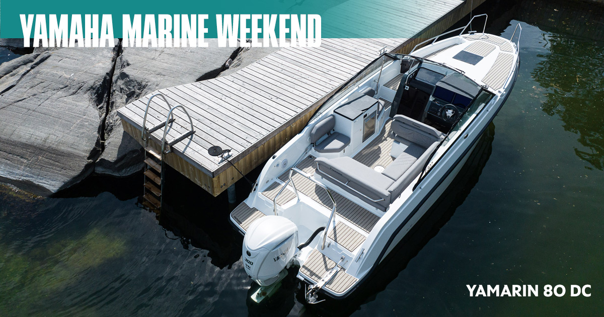 Yamaha Marine Weekend -tilbud: Yamarin 80 Day Cruiser
