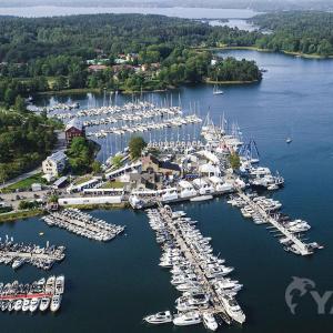 Båtmässan Allt på sjön i Gustavsberg hamn