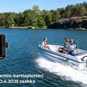 Yamarin 46 BR tarjousmalli Garmin karttaplotterilla
