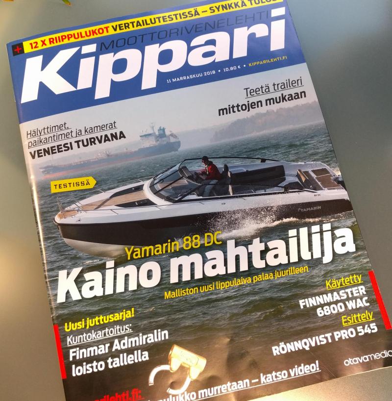 Yamarin 88 DC Kippari-lehden kannessa