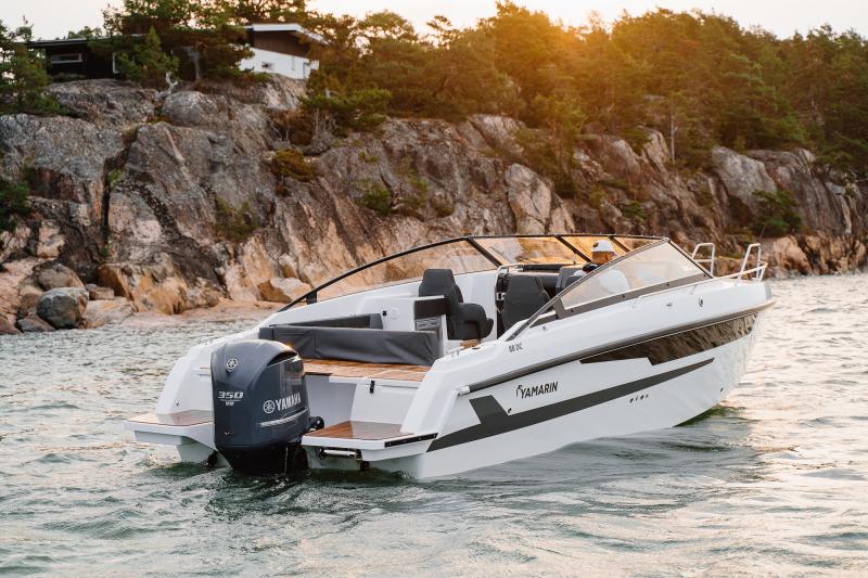 The new Yamarin 88 DC at the Düsseldorf Boat Show