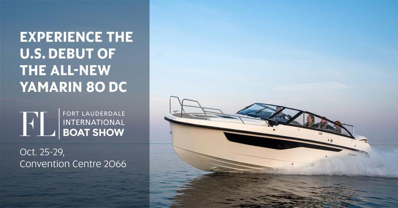 Yamarin 80 DC debut Ford Lauderdale Boat Show 2023