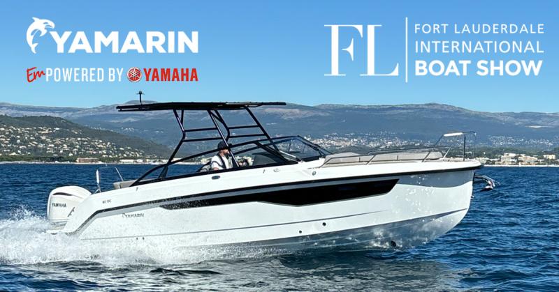 The new Yamarin 80 DC T-Top will be at the Fort Lauderdale International Boat Show 2024