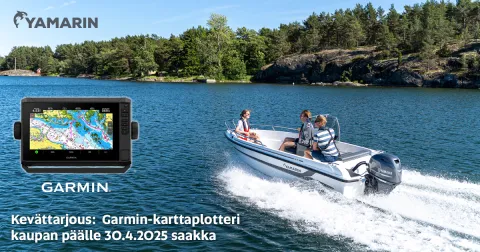 Yamarin 46 BR tarjousmalli Garmin karttaplotterilla