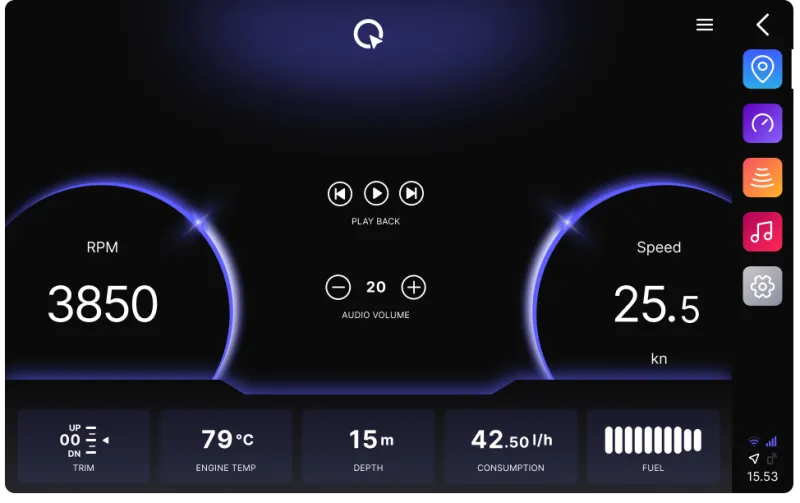 Yamarin Q new dashboard 2025