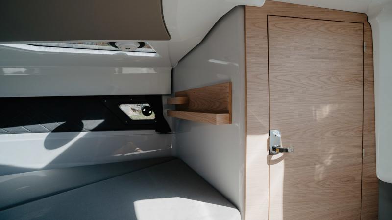 Yamarin 88 DC Premium cabin interior wooden details